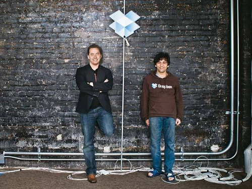 Drew Houston et Arash Ferdowsi de Dropbox 