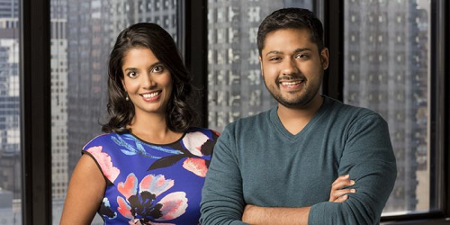 Fondateurs Rishi Shah et Shradha Agarwal de Outcome Health