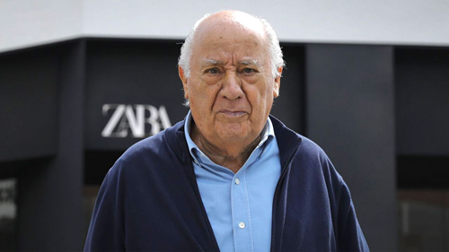 Amancio ortega fondateur de marque de vêtement Zara 