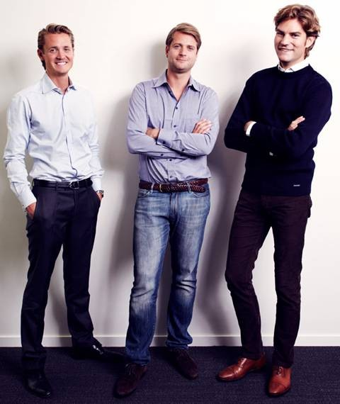 Sebastian Siemiatkowski, Niklas Adalberth, Victor Jacobsson fondateurs de klarna