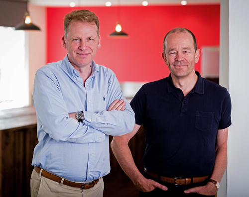 Nigel Toon et Simon Knowles fondateur de  Graphcore