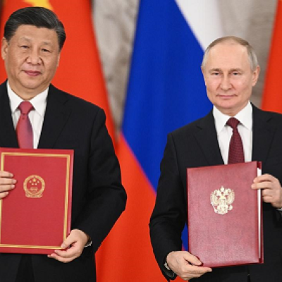 Image partenariat Chine et Russie 