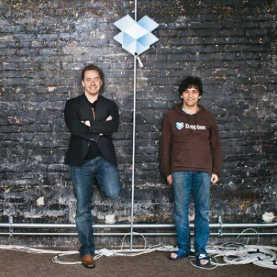Drew Houston et Arash Ferdowsi de Dropbox 