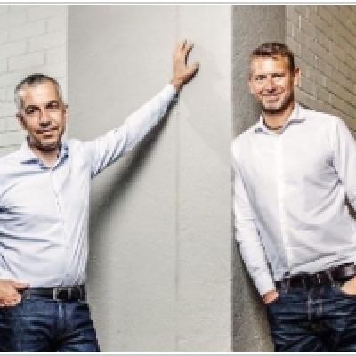 Paolo Cerruti (à gauche) et Peter Carlsson (à droite), cofondateurs de Northvolt