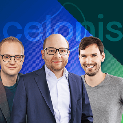 Alexander Rinke, Bastian N. et Martin Klenk fondateurs de Celonis 