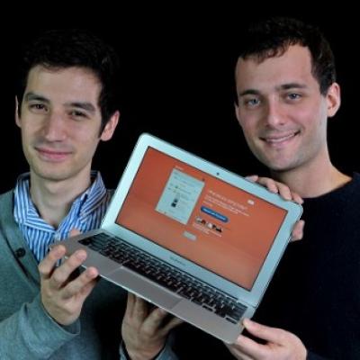 Jeremy Le Van et Pierre Valade, cofondateurs de Sunrise