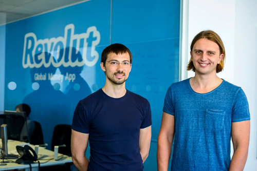 Cofondateurs de Revolut, Vlad Yatsenko à gauche et Nik Storonsky à droite